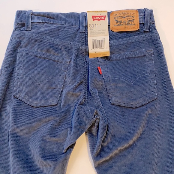 Levi’s SZ 14 27 x 27 511 Slim Fit Corduroy Jeans - Picture 5 of 9